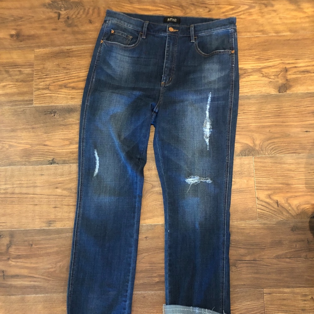 Ladies BUFFALO Brand Stretch High Rise DIY Croppable W31